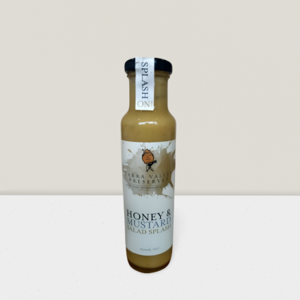 Bottle of Yarra Valley honey and mustard salad splash 250ml.