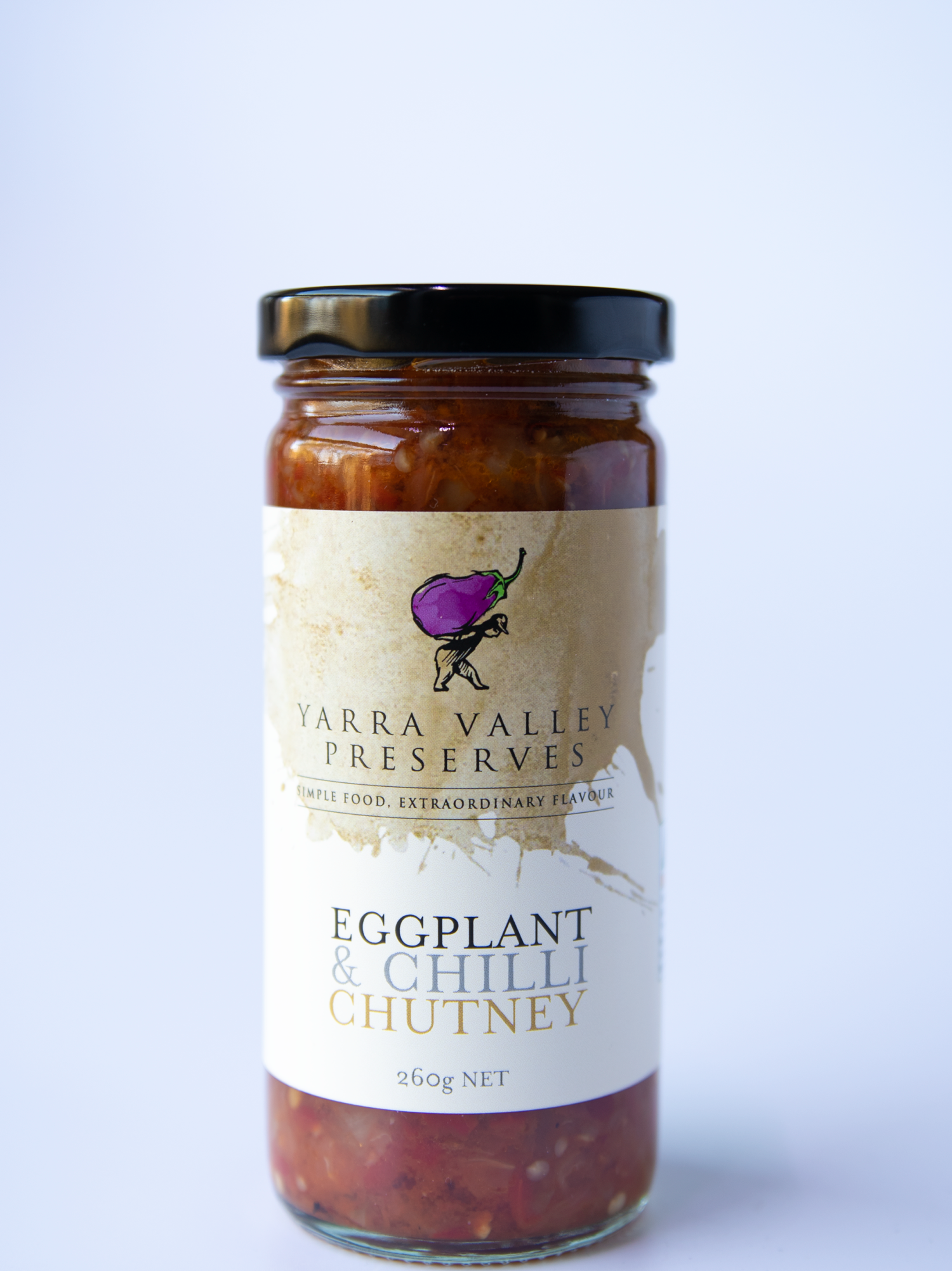 Chutney Eggplant & Chilli 260g Yarra Valley Gourmet Foods