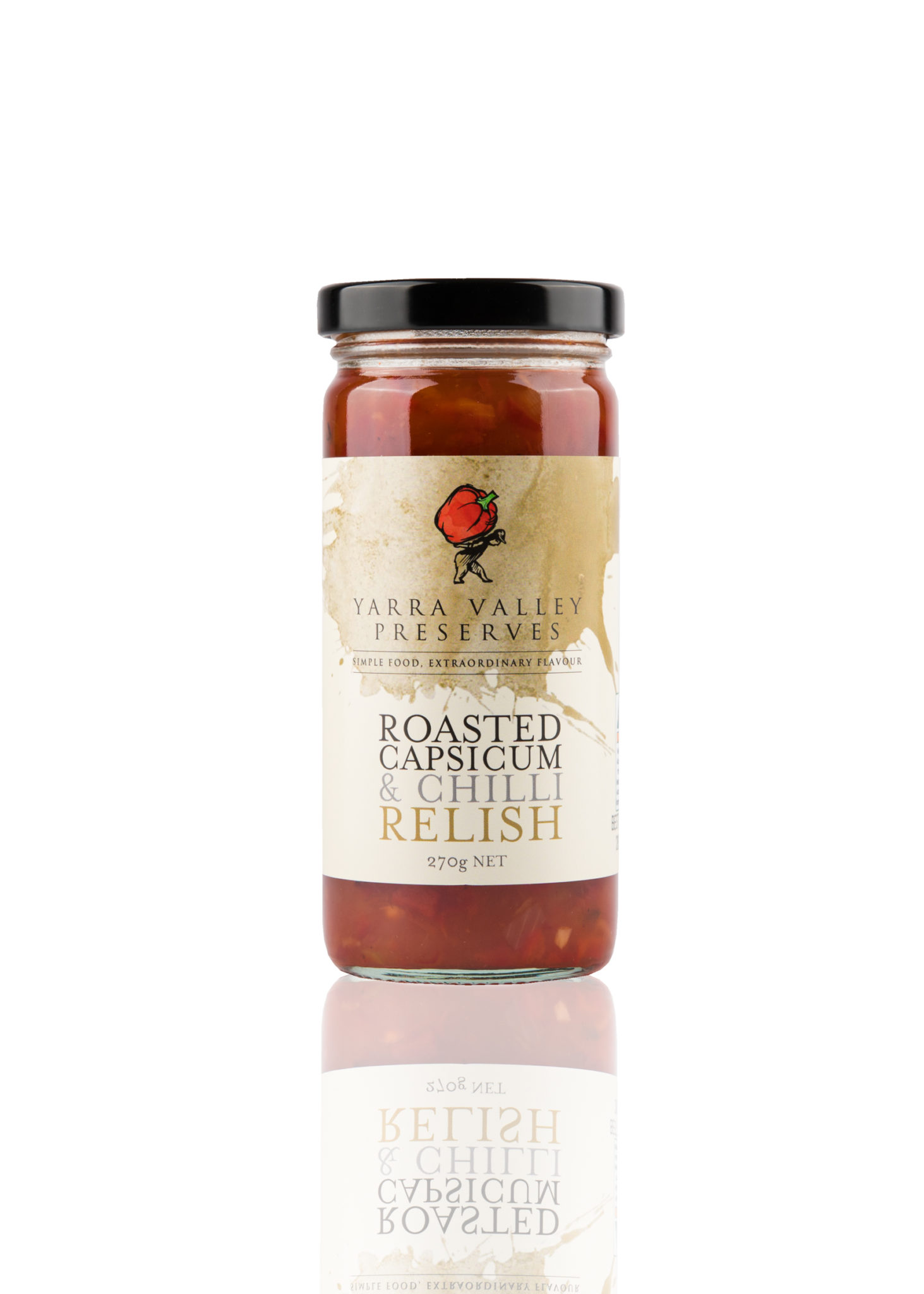 Roasted Capsicum Chilli Relish 270g Yarra Valley Preserves roasted-capsicum-chilli-relish-270g-yarra-valley-preserves