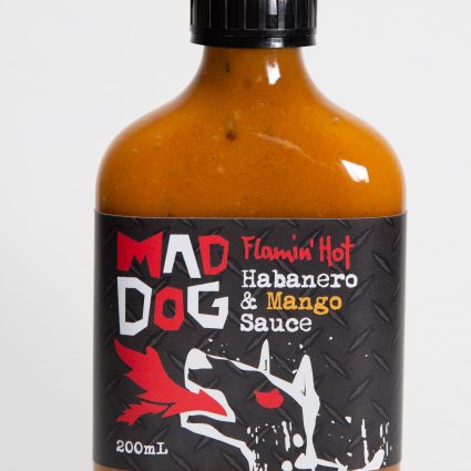 Mad Dog Flamin' Hot Habanero & Mango Sauce 200ml (8)