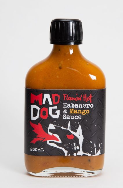 Mad Dog Flamin' Hot Habanero & Mango Sauce 200ml (8)