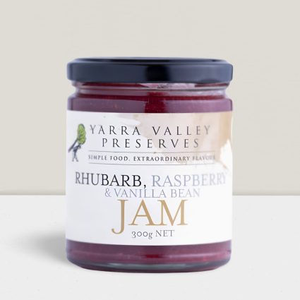 Jam Rhubarb Raspberry & Vanilla Bean