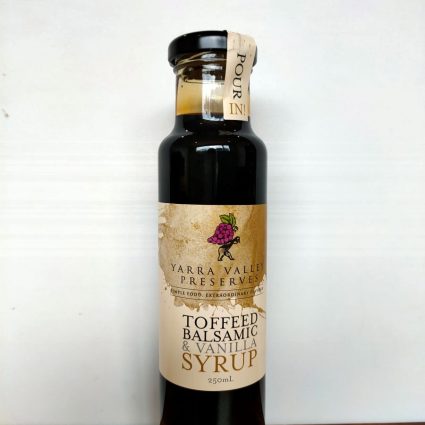 Toffeed Balsamic & Vanilla Syrup 250ml (8)