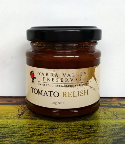 small jar of tomato relish